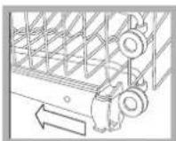 HOTPOINT LSP 720A X - Never lift or lower the rack on one side only. - 1