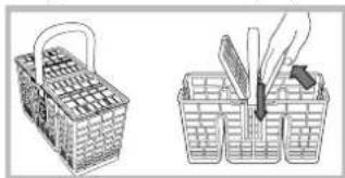 HOTPOINT LSP 720A X - Cesto dos talheres - 1