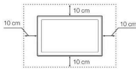 SAMSUNG UE40H6203 - Ausreichende Belüftung Ihres Fernsehgeräts - 2