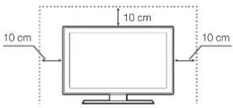 SAMSUNG UE40H6203 - Ventilation adaptée de votre téléviseur - 1
