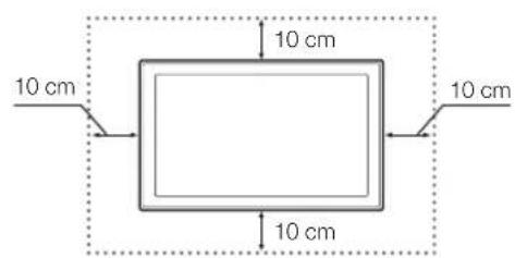 SAMSUNG UE40H6203 - Providing Proper Ventilation for Your TV - 2