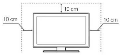 SAMSUNG UE40H6203 - Providing Proper Ventilation for Your TV - 1