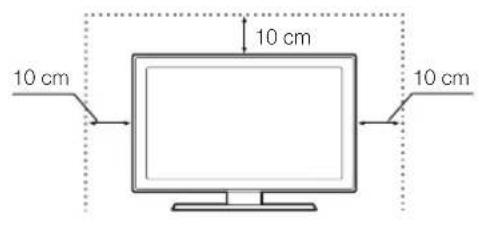 SAMSUNG UE40H6203 - Zorgen voor geschikte ventilatie voor uw tv - 1