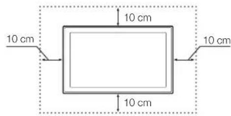 SAMSUNG UE40H6203 - Ventilation adaptée de votre téléviseur - 2