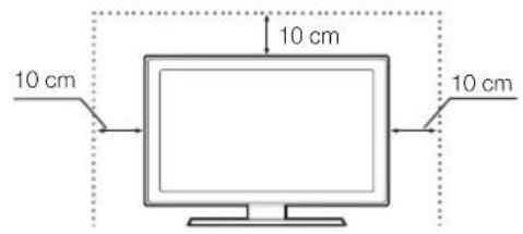 SAMSUNG UE40H6203 - Ausreichende Belüftung Ihres Fernsehgeräts - 1