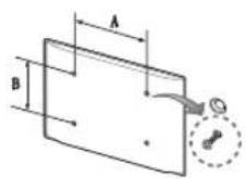 SAMSUNG UE40H6203 - Wall Mount Kit Specifications (VESA) - 1