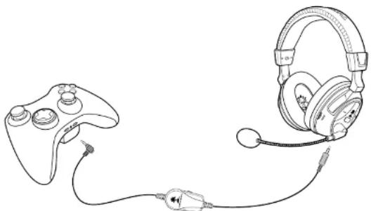 TURTLE BEACH Ear Force XP300 - Configuration vocale sans fil de la Xbox 360 - 1