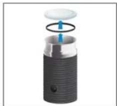 Turmix CitiZ & Milk TX 270 - MILK FROTHER CLEANING/NETTOYAGE DE L'EMULSIONNEUR DE LAIT - 2
