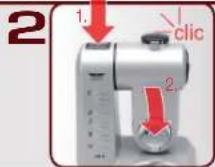 Turmix VarioTronic Professional A33125 - Que faire lorsque ...Réglage en hauteur fouet batteur Cosafarese... - 3