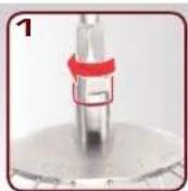 Turmix VarioTronic Professional A33125 - Que faire lorsque ...Réglage en hauteur fouet batteur Cosafarese... - 1