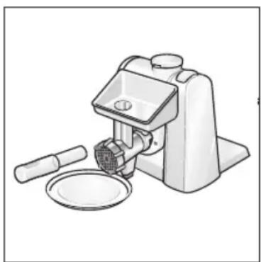 Turmix VarioTronic 600 A33127 - Mise en service du hachoir à viande - 1