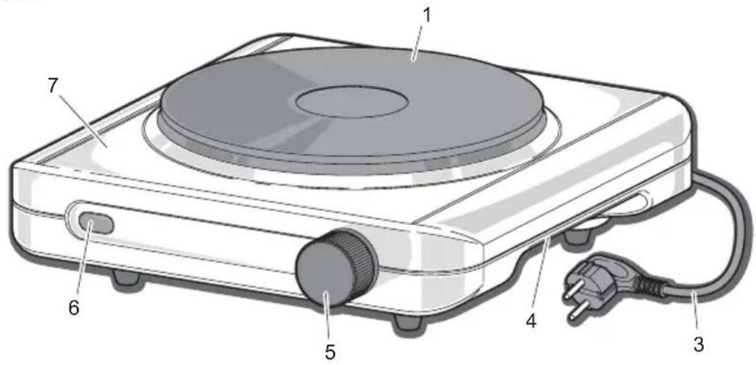 PRINCESS Double Steel Hot Plate 302202 - 1