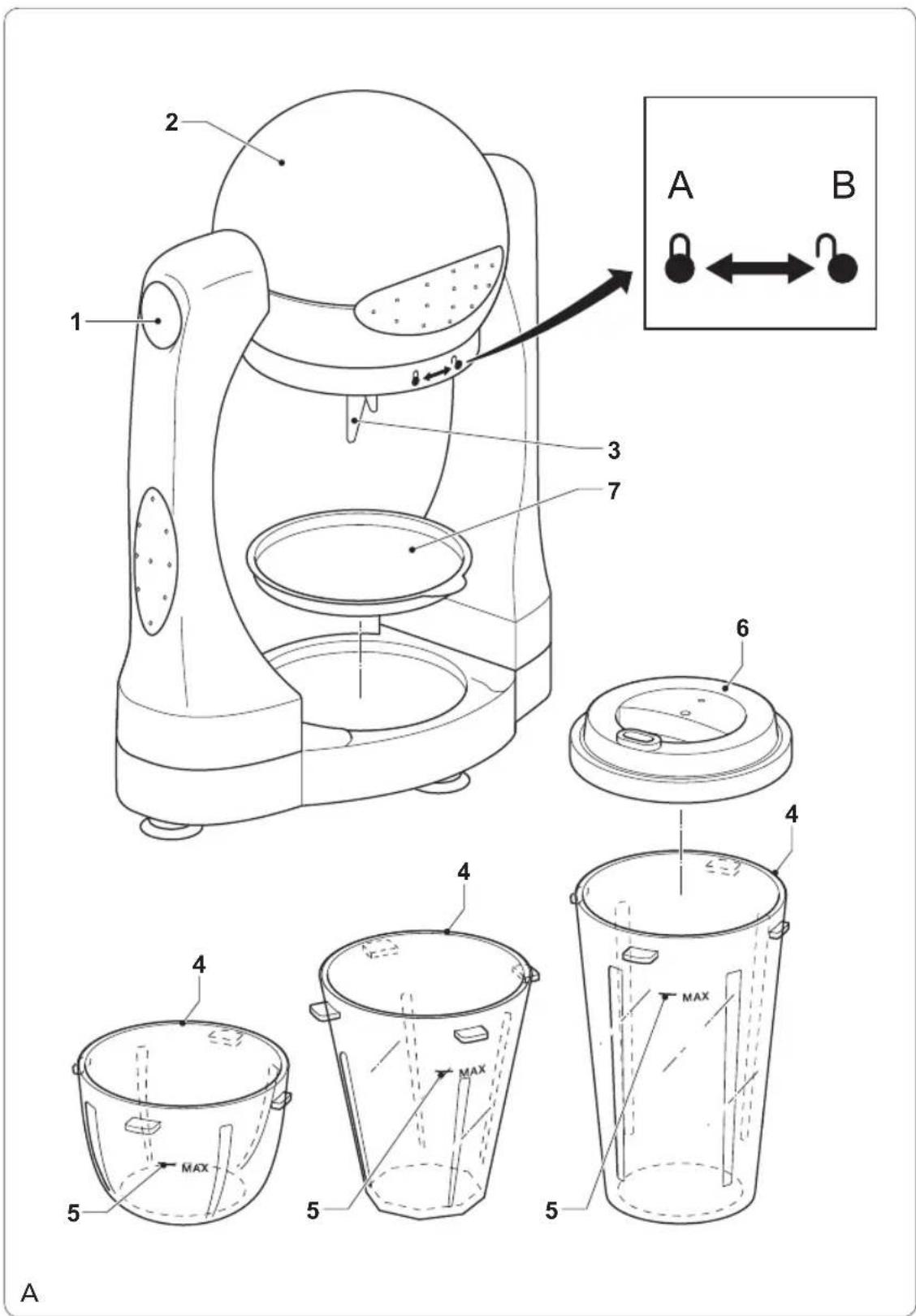 PRINCESS Smoothie Maker 212062 - 1