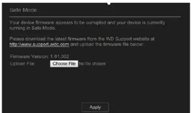 WESTERN DIGITAL My Cloud EX2 - Annexe F : Procédures de mise à jour de micrologiciel en mode sécurisé - 1