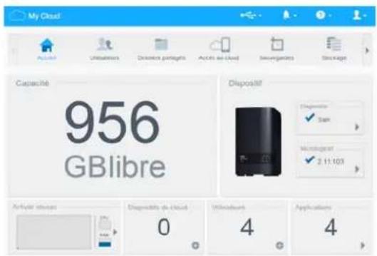 WESTERN DIGITAL My Cloud EX2 - Connexion au My Cloud EX2 Ultra - 1