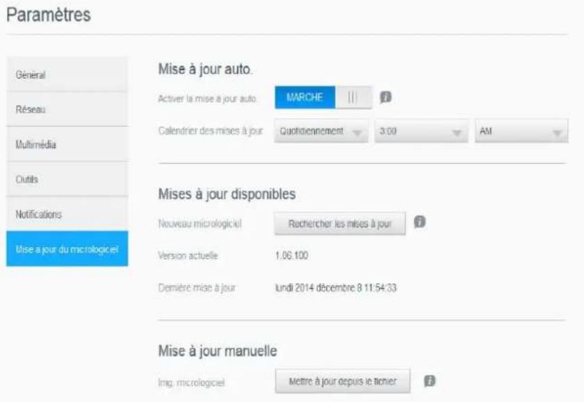 WESTERN DIGITAL My Cloud EX2 - Affichage des notifications - 2