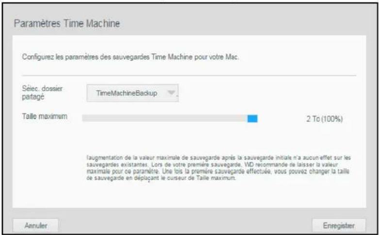 WESTERN DIGITAL My Cloud EX2 - Pour configurer les paramètres de sauvegarde : - 1