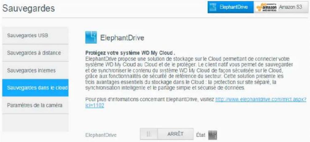 WESTERN DIGITAL My Cloud EX2 - Sauvegardes avec ElephantDrive - 1
