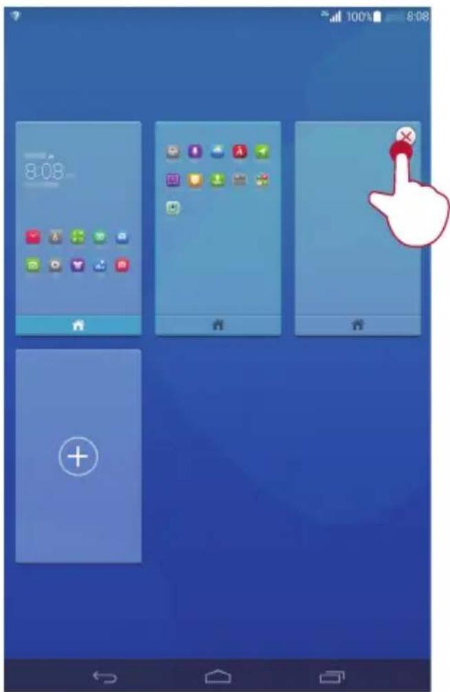 HUAWEI MediaPad X1 - Gérer l'écran d'accueil - 2