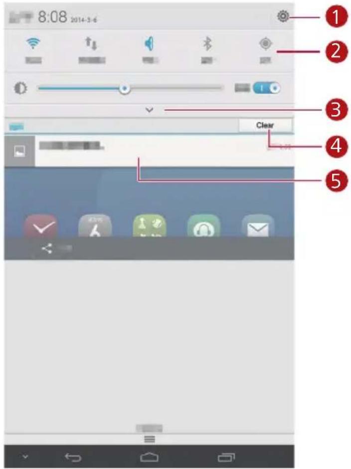 HUAWEI MediaPad X1 - Utiliser les raccourcis - 2