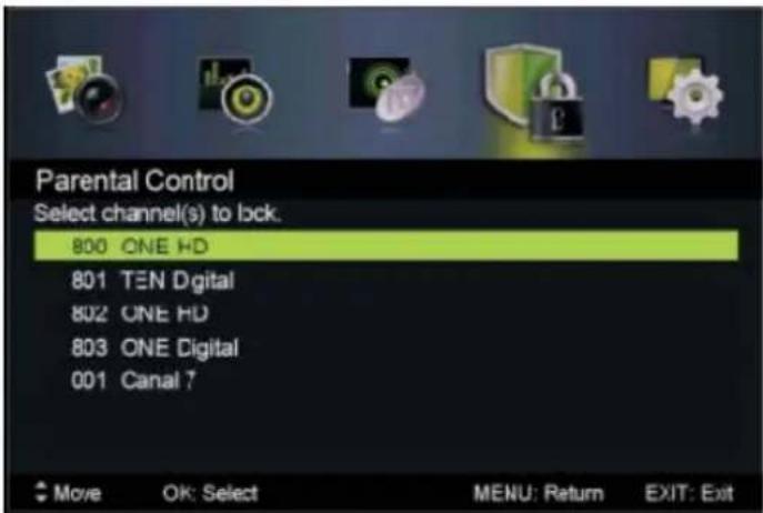 AudioSonic LE247802 - Bloqueo de canales (Channel Locks) - 1