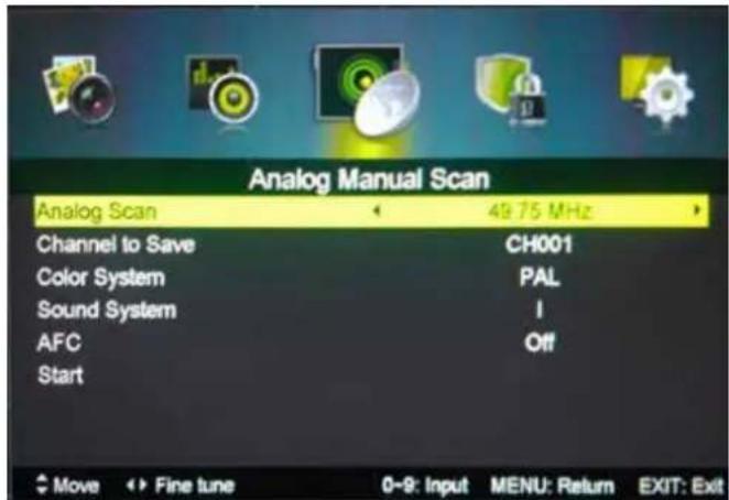 AudioSonic LE247802 - Analoog handmatige scan - 1