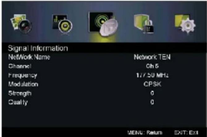 AudioSonic LE247802 - Information de signal (Signal Information) - 1