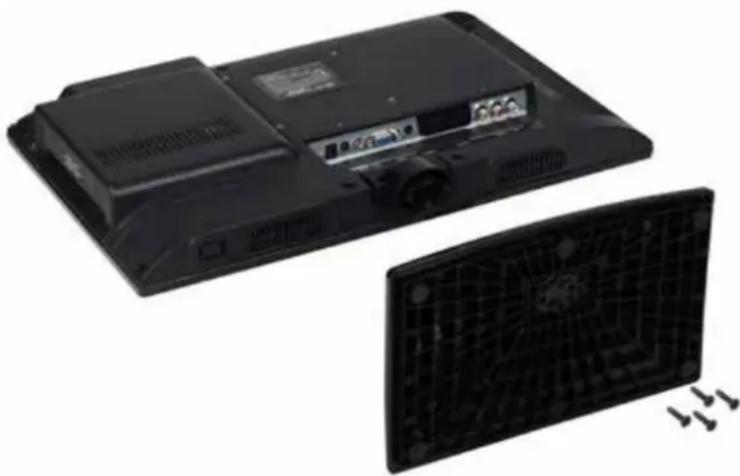 AudioSonic LE247802 - Cómo quitar el soporte - 1