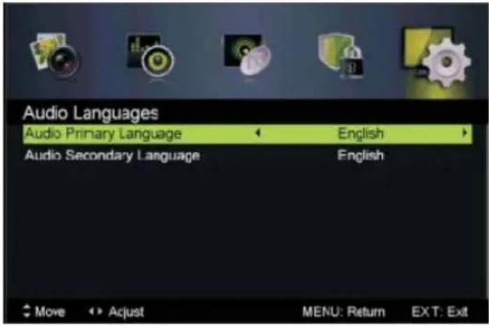 AudioSonic LE247802 - Idioma de audio (Audio Language) - 1