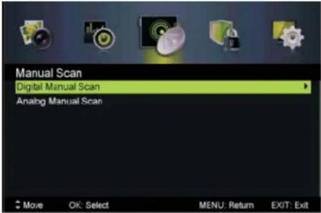 AudioSonic LE247802 - Recherche manuelle (Manual Scan) - 1
