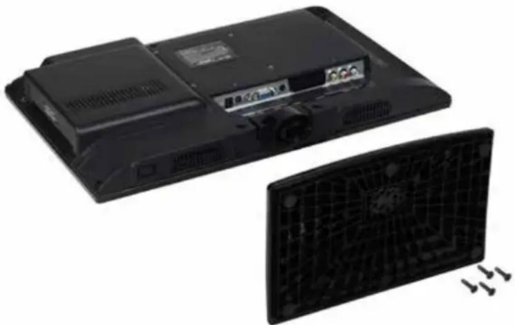 AudioSonic LE247802 - Retrait du socle - 1