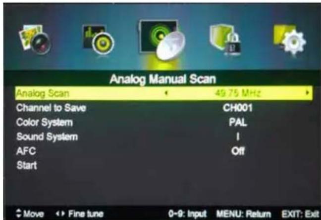 AudioSonic LE247802 - Analog Manual Scan - 1