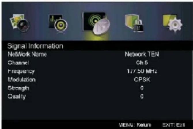 AudioSonic LE247802 - Signal Information - 1