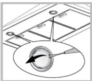 HOTPOINT-ARISTON HRP 9.6 CM (OW)HA - De lampen vervangen - 1