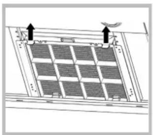 HOTPOINT-ARISTON HLQB 9.8 LSHSI XHA - Manutenzione del filtro al carbone (B) - 3