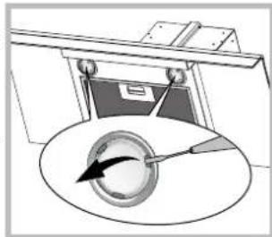 HOTPOINT-ARISTON HLQB 9.8 LSHSI XHA - Ampullerin degistirilmesi - 1