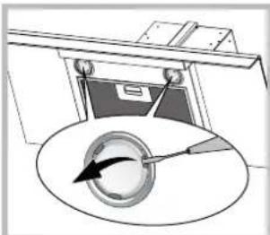 HOTPOINT-ARISTON HLQB 9.8 LSHSI XHA - Substituição das lampadas - 1