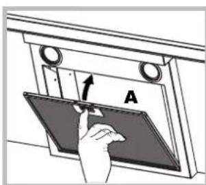HOTPOINT-ARISTON HLQB 9.8 LSHSI XHA - Mantenimiento de los filtros de grasas (A) - 1
