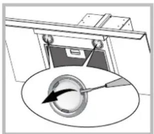 HOTPOINT-ARISTON HLQB 9.8 LSHSI XHA - Replacing the bulbs - 1