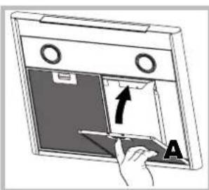 HOTPOINT-ARISTON HLC 9.B LSHE XHA - Mantenimiento de los filtros de grasas (A) - 1
