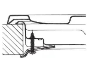 HOTPOINT-ARISTON EHPR 640 T (AV)HA - Esquema de fijación de los ganchos - 2