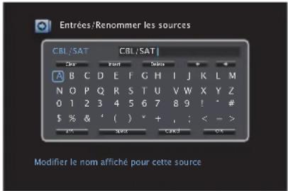 DENON AVRX3100WBKE2 - Utilisation de l'écran-clavier - 1