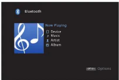 DENON AVRX3100WBKE2 - Appuyez sur bluetooth pour passer à la source d'entrée "bluetooth - 1