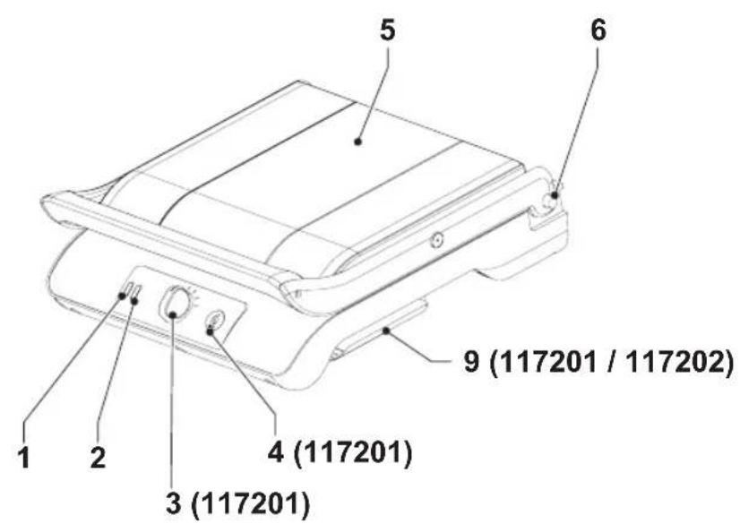 PRINCESS Panini Grill Comfort Pro 117202 - 1