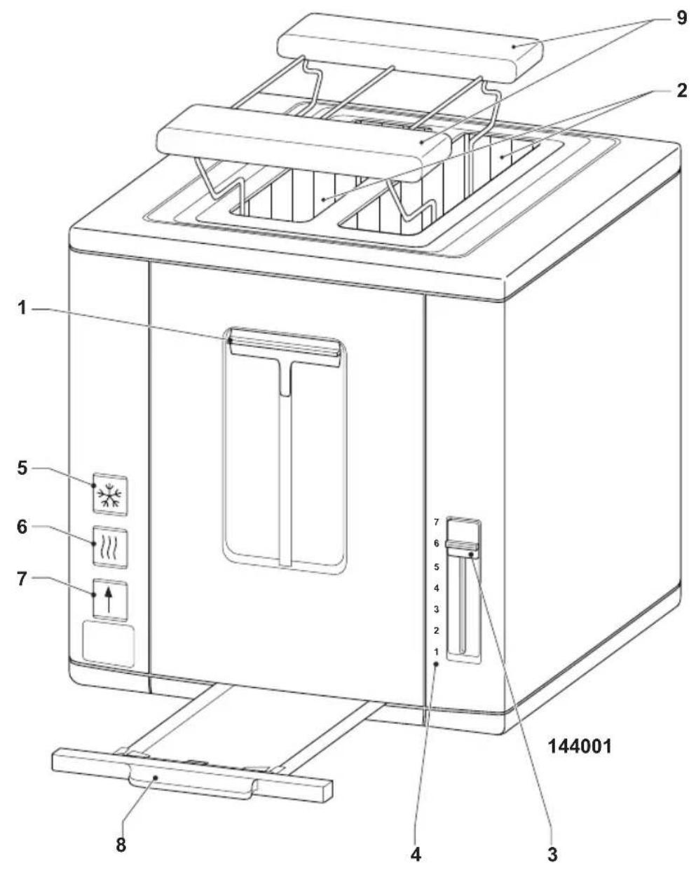 PRINCESS Compact4All Toaster 144000 - 2