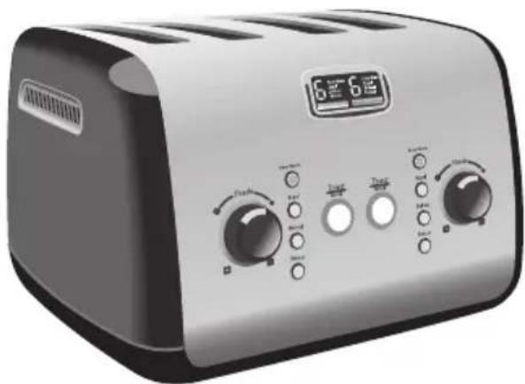 KITCHENAID KMT222CU - Commandes doubles indépendantes (modèle KMT423) - 1