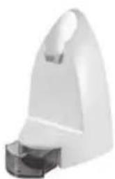 UNOLD ESGE M 160 B - Support mural Art.-No. 7410 (blanche) avec chevilles et écrous - 1