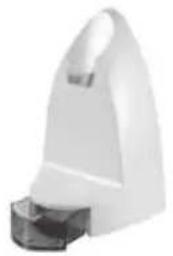 UNOLD ESGE M 160 B - Wall holder Art.-No 7410 (white) incl. plugs and screws - 1