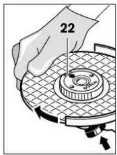 BOSCH PWS 1300125 CE - Quick-clamping Nut SDS-clip - 1
