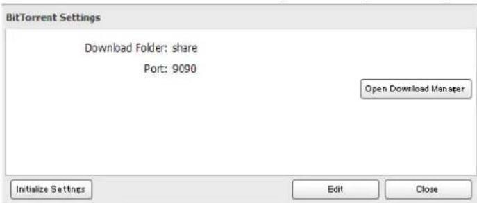 BUFFALO LinkStation 441e - Positionnez l'interrupteur bittorrent en position de sortie à activer bittorrent. - 14
